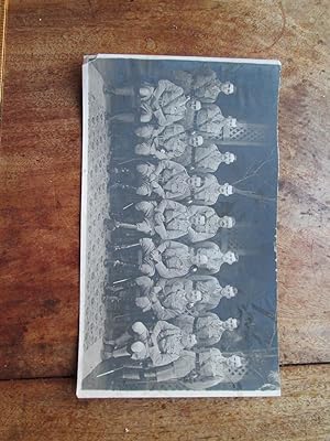 Durham Light Infantry. An Original Vintage Photograph of the Officers of C Company the DLI in Tro...
