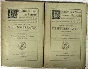 Scriptores latini vol I + II Hilarii Pictaviensis de Trinitate