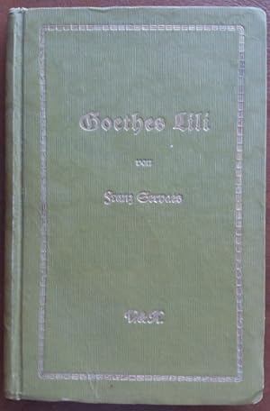 Seller image for Goethes Lili. for sale by buch-radel