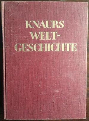 Seller image for Knaurs Weltgeschichte. Von der Urzeit bis zur Gegenwart. for sale by buch-radel