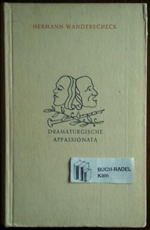 Imagen del vendedor de Dramaturgische Appassionata. a la venta por buch-radel