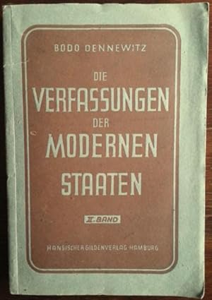 Bild des Verkufers fr Die Verfassungen der modernen Staaten. Eine Dokumentensammlung. Bd. 2. zum Verkauf von buch-radel