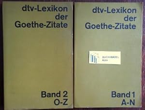 Seller image for dtv-Lexikon der Goethe-Zitate. 2 Bnde. for sale by buch-radel