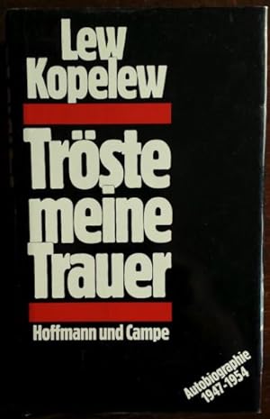 Immagine del venditore per Trste meine Trauer. Autobiographie 1947 - 1954. venduto da buch-radel