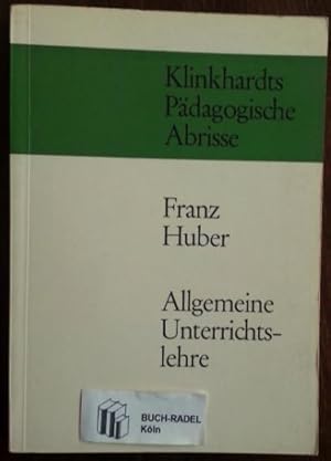 Bild des Verkufers fr Allgemeine Unterrichtslehre. zum Verkauf von buch-radel