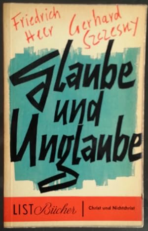 Seller image for Glaube und Unglaube. Ein Briefwechsel. for sale by buch-radel