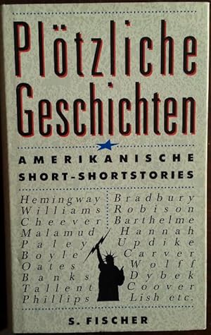 Seller image for Pltzliche Geschichten. Amerikanische Short-Shortstories.' for sale by buch-radel