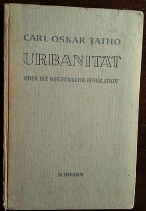 Bild des Verkufers fr Urbanitt. ber die Wiederkehr einer Stadt.' zum Verkauf von buch-radel