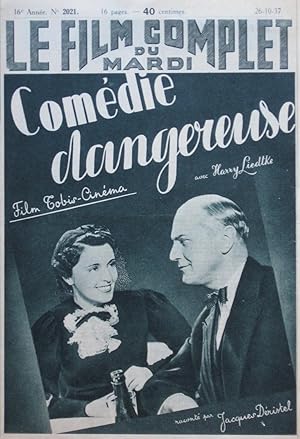 Image du vendeur pour COMEDIE DANGEREUSE (Gefhrliches Spiel) : Le Film Complet du Mardi n2021 du 26-10-1937 mis en vente par Bouquinerie L'Ivre Livre