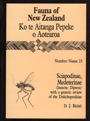 Seller image for Fauna of New Zealand Number 23: Sciapodinae, Medeterinae (Insecta: Diptera) with a generic review of the Dolichopodidae. for sale by Andrew Isles Natural History Books