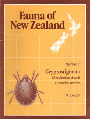 Seller image for Fauna of New Zealand Number 7: Cryptostigmata (Arachnida: Acari) - a concise review. for sale by Andrew Isles Natural History Books