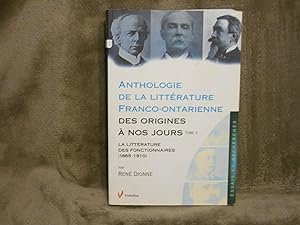 ANTHOLOGIE DE LA LITTERATURE FRANCO ONTARIENNE T 02