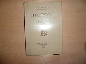 Bild des Verkufers fr PHILIPPE II A L'ESCORIAL zum Verkauf von Le temps retrouv