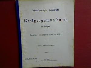 Bild des Verkufers fr lzen - Schulnachrichten (nebst bersicht ber die Abiturienten etc.). - in : 27. Jahresbericht des Realprogymnasiums in lzen ber das Schuljahr Ostern 1895 - 1896 (Progr. Nr. 345). zum Verkauf von books4less (Versandantiquariat Petra Gros GmbH & Co. KG)