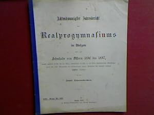 Bild des Verkufers fr lzen - Schulnachrichten (nebst bersicht ber die Abiturienten etc.). - in : 28. Jahresbericht des Realprogymnasiums in lzen ber das Schuljahr Ostern 1896 - 1897 (Progr. Nr. 349). zum Verkauf von books4less (Versandantiquariat Petra Gros GmbH & Co. KG)