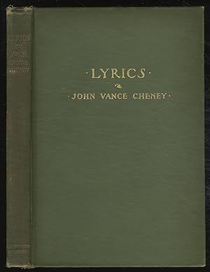 Bild des Verkufers fr Lyrics zum Verkauf von Between the Covers-Rare Books, Inc. ABAA