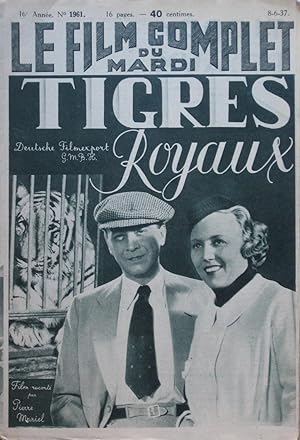 Imagen del vendedor de TIGRES ROYAUX (Knigstiger) : Le Film Complet du Mardi n1961 du 8-6-1937 a la venta por Bouquinerie L'Ivre Livre