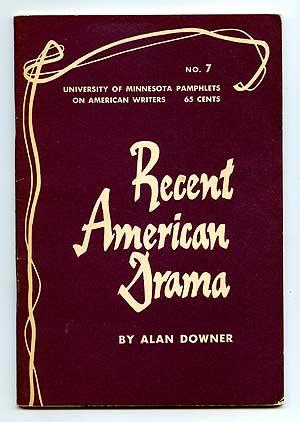 Bild des Verkufers fr Recent American Drama zum Verkauf von Between the Covers-Rare Books, Inc. ABAA