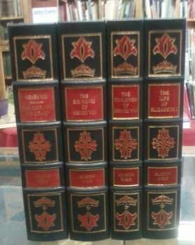 Seller image for Henry VIII the King and His Court, the Six Wives of Henry VIII, the Children of Henry VIII, the Life of Elizabeth I Easton Press Four Volumes Tudor Series for sale by Book Gallery // Mike Riley
