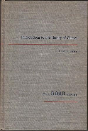 Bild des Verkufers fr Introduction to the Theory of Games zum Verkauf von Sweet Beagle Books