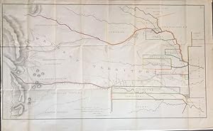 A cornerstone 1836 map of the Western United States, showing mainly Kansas and Nebraska ("Western...