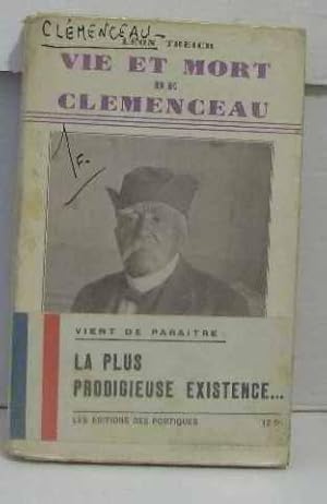 Seller image for Vie et mort de clemenceau for sale by crealivres