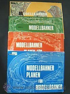 MODELLBAHNER PLANEN FÜR. MPM 1-2-3-4. Edita MIBA. Años 1982-84, PLANOS MODELISMO FERROVIARIO