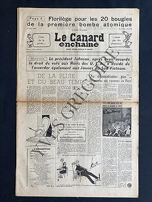 LE CANARD ENCHAINE-N°2338-11 AOUT 1965