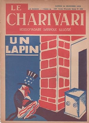 Revue "Le Charivari" n°339 du 24 décembre 1932 : "Un lapin"