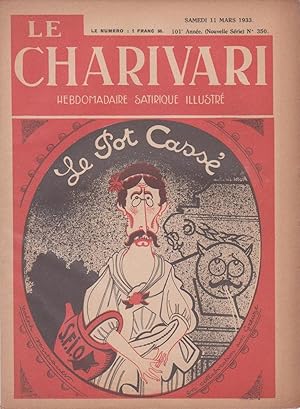 Revue "Le Charivari" n°350 du 11 mars 1933 : "SFIO : Le Pot Cassé"