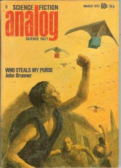 Bild des Verkufers fr ANALOG Science Fiction/ Science Fact: March, Mar. 1973 ("The People of the Wind") zum Verkauf von Books from the Crypt