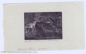 Fine Signed Impression of his Woodcut 'Bosses Farm, Essex' (Edgar, 1914-2008, Etcher, Engraver & ...