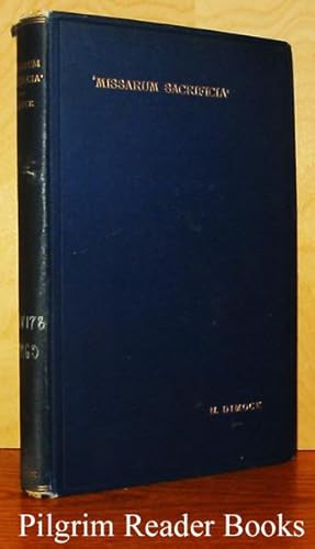 Missarum Sacrificia: Testimonies of English Divines in Respect of the Claim of the "Massing-Pries...