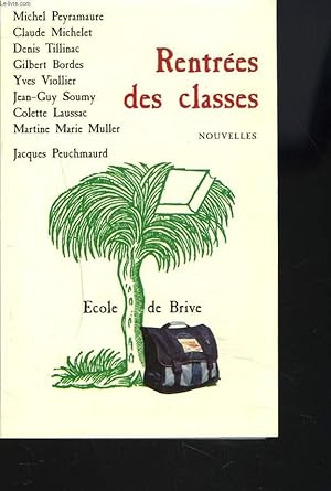 Bild des Verkufers fr ECOLE DE BRIVE. RENTREE DES CLASSES. NOUVELLES. zum Verkauf von Le-Livre