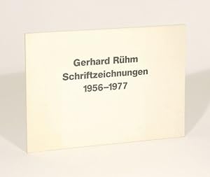 Seller image for Schriftzeichnungen 1956-1977. for sale by Versandantiquariat Wolfgang Friebes