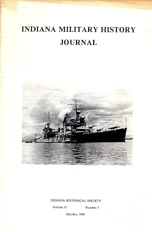 Seller image for Indiana Military History Journal October 1986 Volume 11 No. 3 for sale by Book Booth