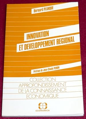 Seller image for INNOVATION ET DEVELOPPEMENT REGIONAL for sale by LE BOUQUINISTE