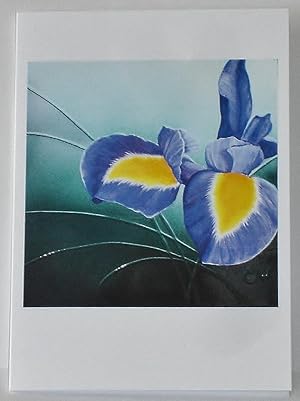 'Iris' : Greetings card (From the acrylic on canvas)