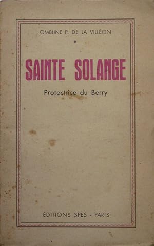 Sainte Solange protectrice du Berry