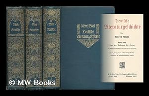 Imagen del vendedor de Deutsche Literaturgeschichte / Alfred Biese [complete in 3 volumes] a la venta por MW Books