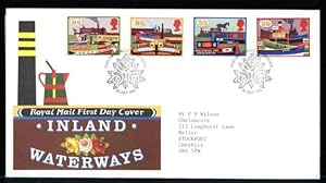 Image du vendeur pour Inland Waterways Royal Mail First Day Cover mis en vente par Lazy Letters Books