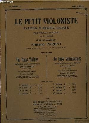 Image du vendeur pour LE PETIT VIOLONISTE 1ER VOLUME A mis en vente par Le-Livre