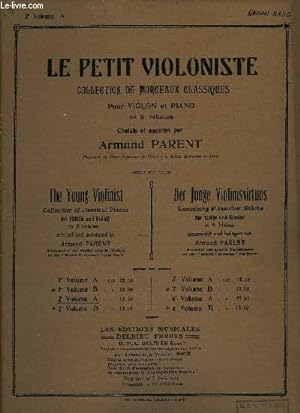 Image du vendeur pour LE PETIT VIOLONISTE 2EME VOLUME A mis en vente par Le-Livre