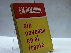 Imagen del vendedor de SIN NOVEDAD EN EL FRENTE a la venta por LIBRERIA ANTICUARIA SANZ