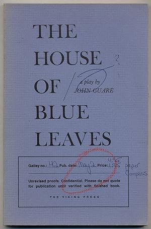 Image du vendeur pour The House of Blue Leaves mis en vente par Between the Covers-Rare Books, Inc. ABAA