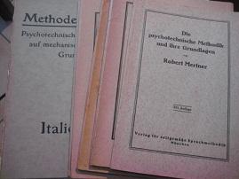 Methode Mertner Psychotechnischer Spracherwerk auf mechanisch-suggestiver Grundlage Italienisch f...