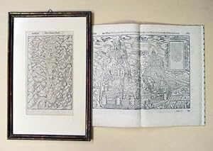 Bild des Verkufers fr Valesia - Wallisser Land - Frhe Landkarte des Wallis mit dem Rhonetal u. den Stdten Brig, Sitten und dem Leukerbad. Holzschnitt aus Sebastians Mnster Cosmographia. zum Verkauf von antiquariat peter petrej - Bibliopolium AG