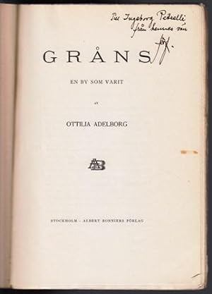 Seller image for Grns. En by som varit. for sale by Hatt Rare Books ILAB & CINOA