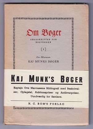 Seller image for Kaj Munks bger. En bibliografi. for sale by Hatt Rare Books ILAB & CINOA