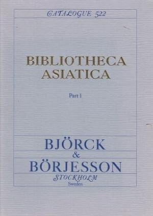 Bild des Verkufers fr Bibliotheca Asiatica. Part 1. (All published.) zum Verkauf von Hatt Rare Books ILAB & CINOA